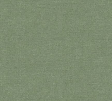 Вінілові шпалери на флізеліновій основі AS Creation Della Natura 39710-1 Зелений Однотон