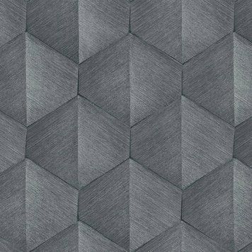 Виниловые обои на флизелиновой основе Erismann Fashion for Walls 4 12180-10 Серый Ромбы