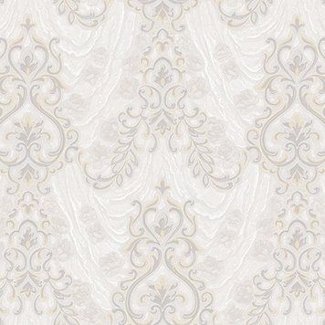 Виниловые обои на флизелиновой основе AdaWall Signature 1004-1 Белый Узор