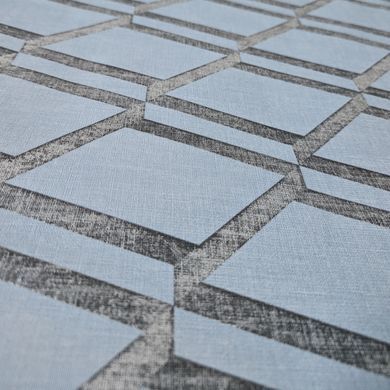 Вінілові шпалери на флізеліновій основі Decoprint Blooming BL22734 Блакитний Геометрія (53 см), Бельгія