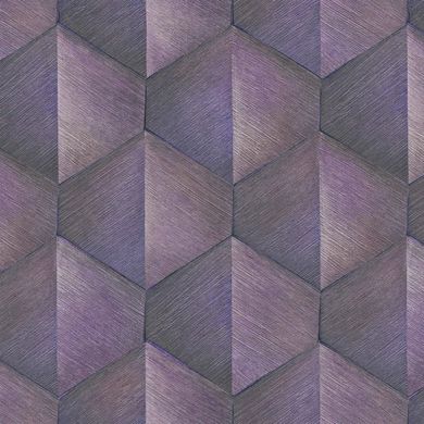 Виниловые обои на флизелиновой основе Erismann Fashion for Walls 4 12180-45 Фиолетовый Ромбы