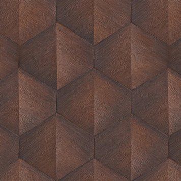 Виниловые обои на флизелиновой основе Erismann Fashion for Walls 4 12180-48 Коричневый Ромбы