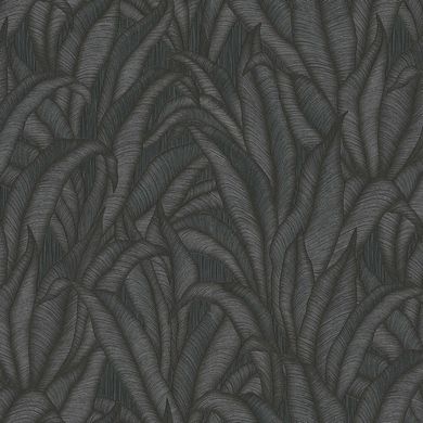 Вінілові шпалери на флізеліновій основі Erismann Fashion for Walls 4 12181-15 Сірий Листя
