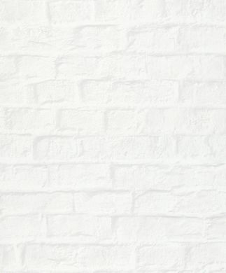 Вінілові шпалери на флізеліновій основі Marburg Loft Superior 34115 Білий Під цеглу, Белый, Німеччина
