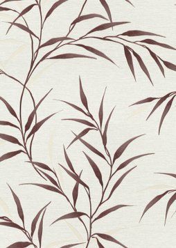 Виниловые обои на флизелиновой основе Erismann Fashion for Walls 5 12256-06 Бежевый Листья (1 метр)