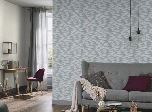 Виниловые обои на флизелиновой основе Erismann Fashion for Walls 4 12182-29 Серый Абстракция
