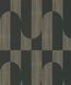 Вінілові шпалери на флізеліновій основі Grandeco Asperia A55702 Чорний Геометрія, Бельгія