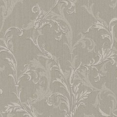 Текстильные обои на флизелиновой основе Rasch Liaison 078243, Серый
