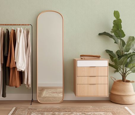Виниловые обои на флизелиновой основе Erismann Forest Dreams 12266-07 Зеленый Однотон (1 метр)
